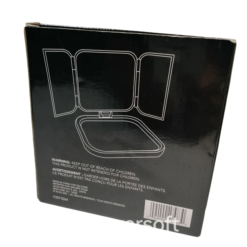 Collapsible vanity mirror